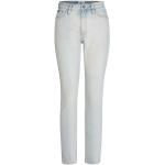 Reduzierte Hellblaue Calvin Klein Jeans Slim Jeans aus Elastan für Damen Weite 24, Länge 30 