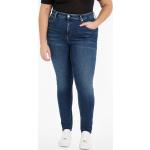 Reduzierte Blaue Calvin Klein Jeans Skinny Jeans aus Denim für Damen Größe L 