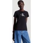 Reduzierte Schwarze Calvin Klein Jeans T-Shirts für Damen Größe XXL 