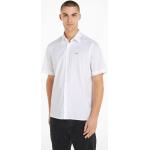 Weiße Kurzärmelige Calvin Klein Kurzarmhemden aus Baumwollmischung für Herren Größe 3 XL Große Größen 