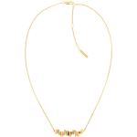 Calvin Klein Schicke vergoldete Halskette mit Kristallen Luster 35000229