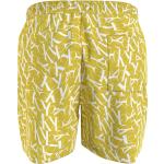 Gelbe Calvin Klein Herrenbadehosen & Herrenbadeshorts aus Polyester 