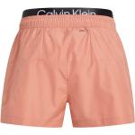 Reduzierte Pinke Calvin Klein Herrenbadehosen & Herrenbadeshorts aus Polyester 