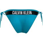Reduzierte Blaue Calvin Klein Bikinislips & Bikinihosen aus Mikrofaser für Damen 