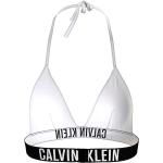 Reduzierte Weiße Klassische Calvin Klein Bikini Tops für Damen Größe XS 