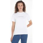 Reduzierte Weiße Calvin Klein T-Shirts metallic aus Jersey für Damen Größe XXL 