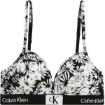 Schwarze Blumen Calvin Klein Underwear Kinder-BHs aus Baumwolle für Mädchen 