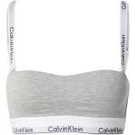Graue Calvin Klein Underwear Bustiers aus Baumwolle für Damen Größe M 