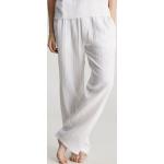 Weiße Calvin Klein Underwear Pyjamahosen & Schlafhosen aus Baumwolle für Damen Größe XS 