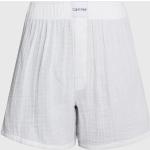 Reduzierte Weiße Calvin Klein Underwear Pyjamahosen & Schlafhosen aus Baumwolle für Damen Größe L 