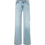 Blaue CAMBIO High Waist Jeans aus Elastan für Damen Größe M 