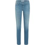 Hellblaue CAMBIO Parla Slim Jeans aus Elastan für Damen Größe XS 