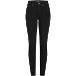 Schwarze CAMBIO Parla Slim Jeans aus Elastan für Damen Größe S 