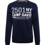 Mitternachtsblaue Langärmelige Camp David Frühlingsmode für Herren Größe 3 XL Große Größen 