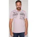Reduzierte Lila Camp David Herrenpoloshirts & Herrenpolohemden aus Jersey Größe M 