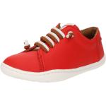 Rote Camper Peu Flache Sneaker Schnürung für Kinder Größe 32 mit Absatzhöhe bis 3cm 