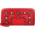 Reduzierte Rote Vintage Campomaggi Damengeldbörsen & Damenportemonnaies mit Nieten aus Rindsleder 