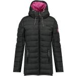 Canadian Peak Astaneak_Lady - Women's Comfortable Autumn Winter Warm Mid Thick Parka - Fine Coat Fake Fur Hood - Windbreaker Jacket - Elegant Women (Dark Grey XL)
