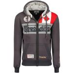 Canadian Peak Flashy_Men - Men's Zip Pocket Hoodie - Sweatshirt Sweater Logo Long Sleeve Warm - Men's Spring Summer Fall Winter Season (Dark Grey XL)