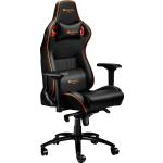 Canyon Gaming Leather Chair With Metal Frame Black One Size