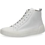Reduzierte Weiße Caprice Plateau Sneaker aus Leder für Damen Größe 40 