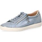 Blaue Klassische Caprice Derby Schuhe Schnürung aus Leder Größe 37,5 
