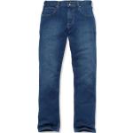 Blaue Carhartt Rugged Flex Relaxed Fit Jeans für Herren Weite 33, Länge 34 