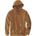 Carhartt Men's Sleeve Logo Hooded Sweatshirt CARHARTT® BROWN CARHARTT® BROWN XL