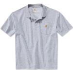 Carhartt - Work Pocket Polo S/S - Polo-Shirt Gr L grau
