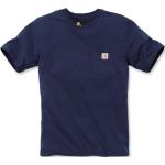 Blaue Kurzärmelige Carhartt T-Shirts aus Baumwolle für Herren Größe XL 