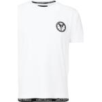 Carlo Colucci Herren T-Shirt Basic Logo weiß XXL