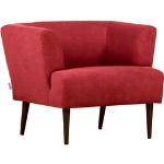 Carryhome Sessel , Rot , Textil , Buche , massiv , 85x71x80 cm , Stoffauswahl , Wohnzimmer, Sessel, Sonstige Sessel