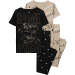 Schwarze Carter's Kinderpyjamas & Kinderschlafanzüge aus Jersey für Jungen Größe 122 2 Teile 