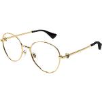 Goldene Cartier Runde Sonnenbrillen mit Sehstärke für Damen 
