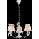 Casa Padrino Barock Kristall Decken Kronleuchter Weiß 55 x H 37 cm Antik Stil - Möbel Lüster Leuchter Hängeleuchte Hängelampe