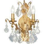 Goldene Barocke Casa Padrino Wandleuchten & Wandlampen Deutschland aus Kristall 