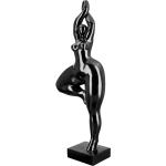 Schwarze Moderne 15 cm Skulpturen aus Polyresin 