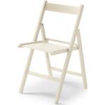Weiße Sitzmöbel aus Buchenholz klappbar 4 Teile 