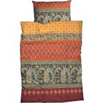 Orange Paisley Arabische Casatex Bettwäsche Sets & Bettwäsche-Garnituren Orangen aus Baumwolle 3 Teile 