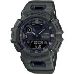 Casio G-Shock Armbanduhren aus Kunstharz mit hoher Kratzfestigkeit mit Schrittzähler mit Mineralglas-Uhrenglas mit Armband zum Outdoorsport 