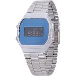 Silberne Wasserdichte Casio Herrenarmbanduhren mit Digital-Zifferblatt mit Stoppuhr mit Mineralglas-Uhrenglas 