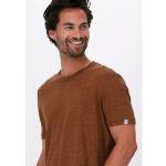Reduzierte Braune Kurzärmelige Cast Iron T-Shirts aus Leinen für Herren Größe XL 