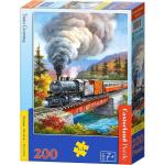 200 Teile Castorland Puzzles Eisenbahn 