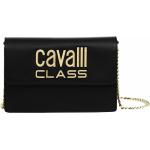 Schwarze Roberto Cavalli Class Damenumhängetaschen aus Kunstleder 