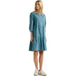 Reduzierte Blaue Casual 3/4-ärmelige CECIL Damenkleider aus Baumwolle Größe XXL 