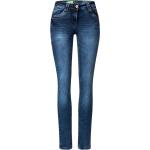 Blaue CECIL Slim Jeans aus Denim für Damen 
