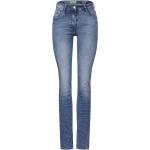Blaue Loose Fit CECIL Toronto High Waist Jeans aus Denim für Damen Größe XXL 