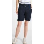 Reduzierte Blaue CECIL Shorts & kurze Hosen New York aus Jersey für Damen Größe XS 