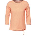 Orange Gestreifte Casual CECIL T-Shirts Orangen für Damen Größe M 
