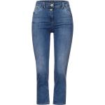 Blaue CECIL Toronto Slim Jeans aus Polyester für Damen Größe XXL 